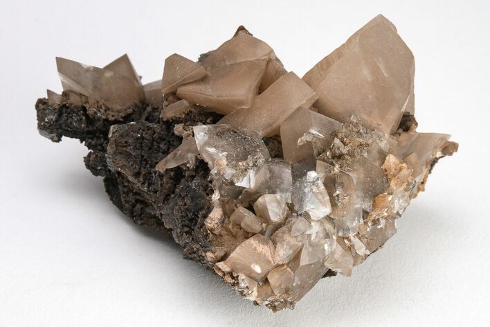 Sharp, Scalenohedral Calcite Crystal Cluster - Red Dome Mine #204728